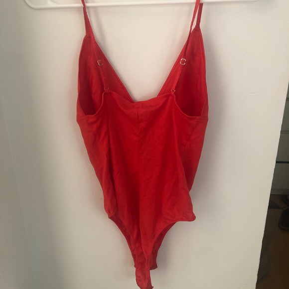 Fleur du mal red bodysuit - Picture 2 of 5